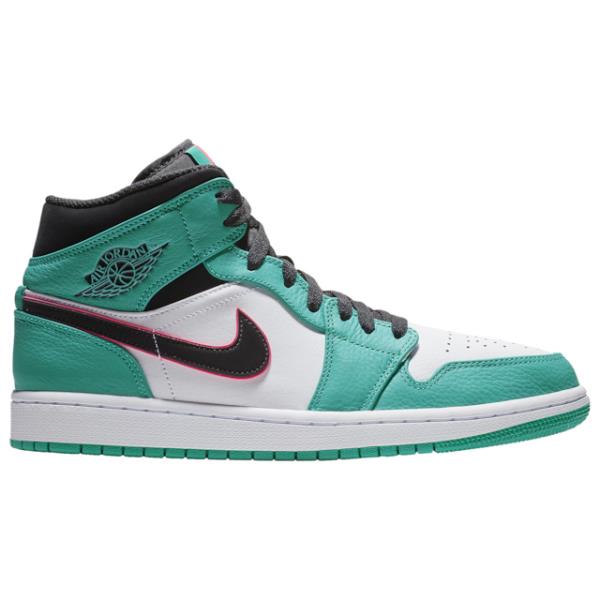 Jordan Kosárlabda Cipő Férfi Aj 1 Mid SE Fekete/Zöld/Narancssárga/Rózsaszín,YEP29437